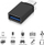 Adapter USB Maclean MCE470, USB C në USB, OTG, i zi