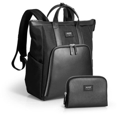 Çantë shpine Port Designs Muse Signature, 16", për laptop, e zezë