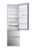 Frigorifer kombi Haier HTW5620DNMG, 414L, No Frost, inox