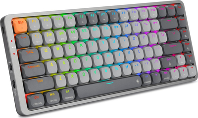 Tastierë mekanike Redragon K652 Azure, wireless, RGB, e bardhë