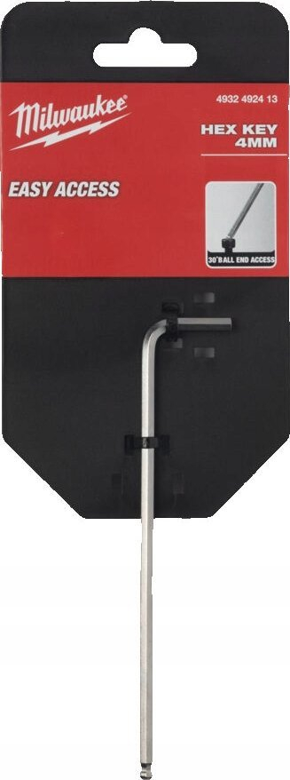 Çelës gjashtëkëndor Milwaukee, 4 mm, metalik