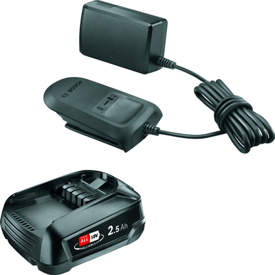 Set bateri dhe karikues Bosch 18V, 2.5Ah, AL 18V-20
