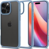 Futrollë telefoni Spigen Crystal Hybrid, për iPhone 16 Pro Max 6.9", transparente, blu sierra