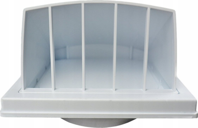 Kapak ventilimi Vents, 100mm, ABS, i bardhë