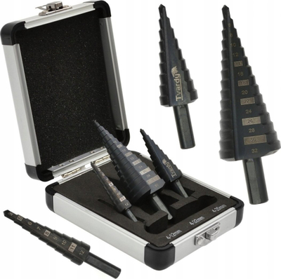 Set stërvitjesh hapëse Tvardy T03205, 3 copa, 4-32mm, HSS M2