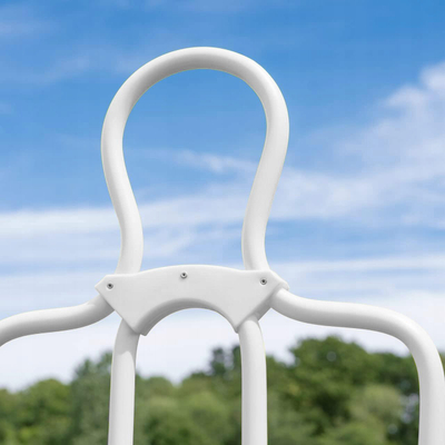 Kukull murale stërvitore futbolli Junior AirFlow, 160cm, pasive, e bardhë