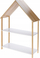 Raft për kalamaj H&amp;S Decoration Scandi House, 80 x 30 x 108 cm, bambu dhe MDF, i bardhë