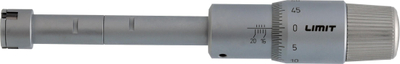 Mikrometër i brendshëm Limit, diapazon 16–20 mm, krom mat, gri