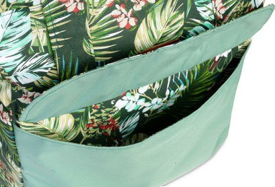 Çantë për mamat Sensillo Bag for Mom, 45x40x15 cm, me plot xhepa, jeshile Jungle
