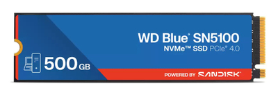SSD i brendshëm SanDisk WD Blue SN5100, M.2 2280, 500GB, PCI-Express 4.0 x4