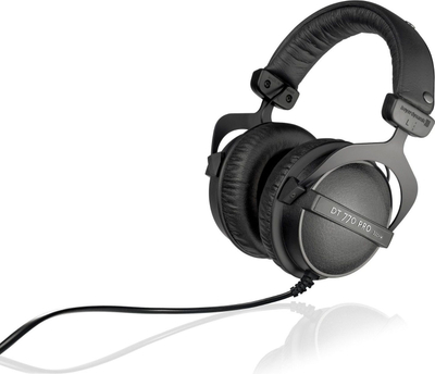 Kufje Beyerdynamic DT 770 Pro 32 Ohm, me kabllo, të zeza