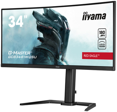 Monitor gaming iiyama G-MASTER GCB3481WQSU-B1, 34", UWQHD, i lakuar, i zi