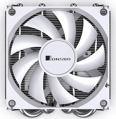 Ftohës CPU Jonsbo HP-400S, 4 heat pipes, ventilator 120 mm, i bardhë