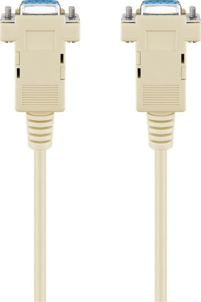 Kabllo seriale Pro RS232 9-pin F/F, 2m, gri