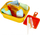 Set lodrash pastrimi MEGA CREATIVE Basket 501286, organizues, shumëngjyrësh
