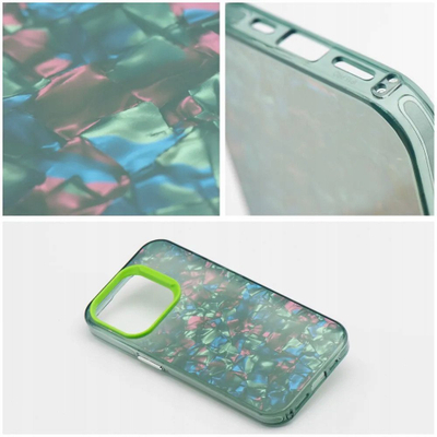 Mbulesë telefoni 4Kom Tutti Frutti për iPhone 16e, TPU PU, e gjelbër