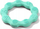 Unazë për dhëmbëzë BabyOno Silicone Teether Ring, silikon, pa BPA, blu