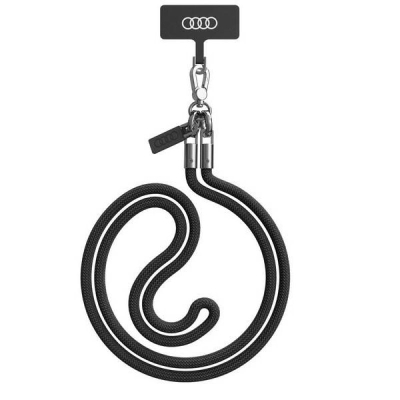 Lanyard telefoni Audi Crossbody, universal, 120 cm, i zi