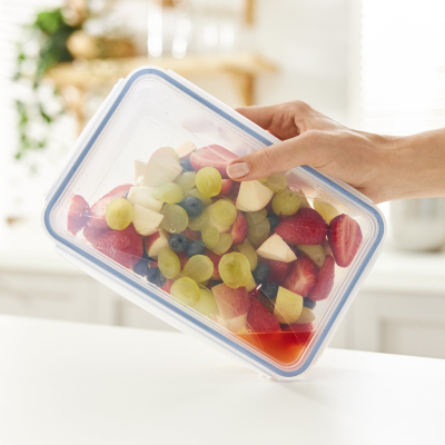 Kuti frigoriferike Rotho Clic &amp; Lock, 1.5L, transparente