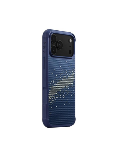 Mbrojtëse telefoni PITAKA Aramid ProGuard Milky Way Galaxy, për iPhone 17 Pro, MagSafe, e zezë