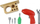 Set veglash lodër Masterkidz Tool Set With Drill, 8 elemente, për panel STEM, shumëngjyrësh