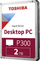 Disk HDD Toshiba P300, 2TB, 3.5" SATA III (HDWD320UZSVA)