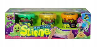 Set slime loje Creativity Slime, 3 kavanoza, për fëmijë 3+