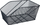 Shportë biçiklete Dunlop 13L, metal, 10 kg, e zezë