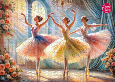 Puzzle Cherry Pazzi Grace in Motion, 1000 pjesë, 70 x 50 cm, shumëngjyrësh