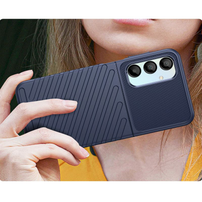 Mbulesë telefoni Thunder Case Samsung Galaxy A26, antirrëshqitëse, me mbrojtje të fortë, blu