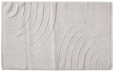 Mata banjo Zone 33909, 80 x 50 cm, pambuk 100%, gri e çelët