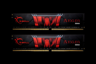 Memorie RAM G.Skill Aegis, 16GB (2x8GB), DDR4, 2666MHz, e zezë