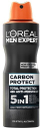 Deodorant antiperspirant L'Oréal Men Expert Carbon Protect, spray, 250ml