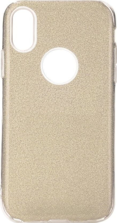 Këllëf telefoni Forcell Shining për iPhone 11, TPU PC, me shkëlqim, ngjyrë gold