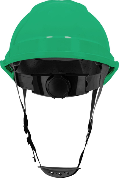 Helmetë mbrojtëse Lahti Pro L1041004, ABS, me vrima ajrimi, jeshile