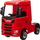 Kamion elektrik lodër Cameron Sino Scania 500R HL698, 4x4, i kuq