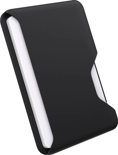 Portofol MagSafe Speck ClickLock për iPhone, 1–3 kartela, i zi