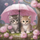 Set mozaiku me diamante Norimpex Diamond Mosaic Two Kittens, tablo për zbukurim, shumëngjyrëshe