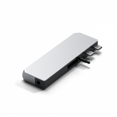 Përshtatës Satechi Aluminium Pro Hub Mini, i argjendtë