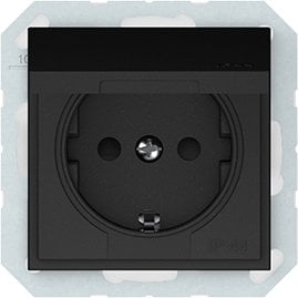 Prizë elektrike Vila BLACK SOCKET RP16-003-02 QR 1000, e zezë