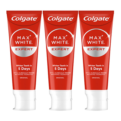 Pastë e dhëmbëve Colgate Max White Expert Original kCLG084, 3 x 75 ml