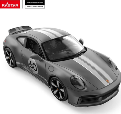 Makine me telekomande Rastar Porsche 911 Sport Classic, 1:16, 2.4GHz, gri