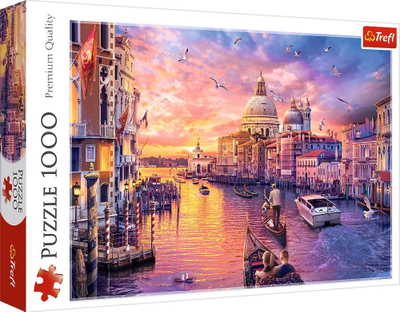 Puzzle Trefl The Charms of Venice, 1000 pjesë, Premium Quality, shumëngjyrësh