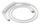 Кабел тастатура Glorious Coiled USB C Artisan Braided, aviator 5 pin, Ghost White