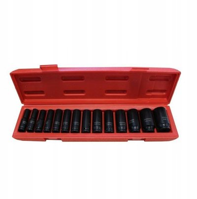 Set çelësash goditës Partner, 1/2", 14 copë 11-32mm, gjashtëkëndor