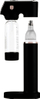 Saturator uji Berlinger Haus BH-8554, 0.5L 1L, koleksioni Black Rose, i zi