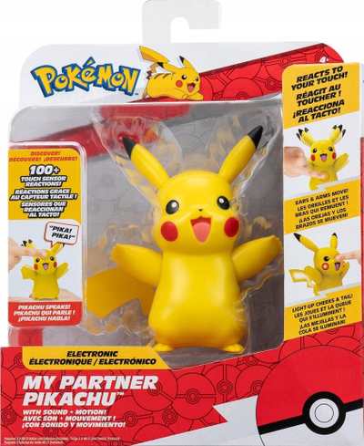 Lodër elektronike Pokemon My Partner Pikachu, me zë edhe lëvizje, e verdhë