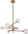 Llambadar Maxlight Lollipop P0294, 6xG9, IP20, bronz