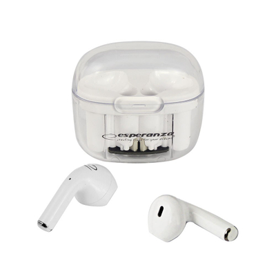 [OUTLET] Dëgjuese Esperanza EH237W, Wireless, të bardha