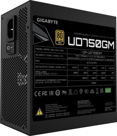 Furnizues me energji Gigabyte, 750 W